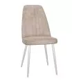 Стул DikLine 326 B03 BEIGE, ножки белые
