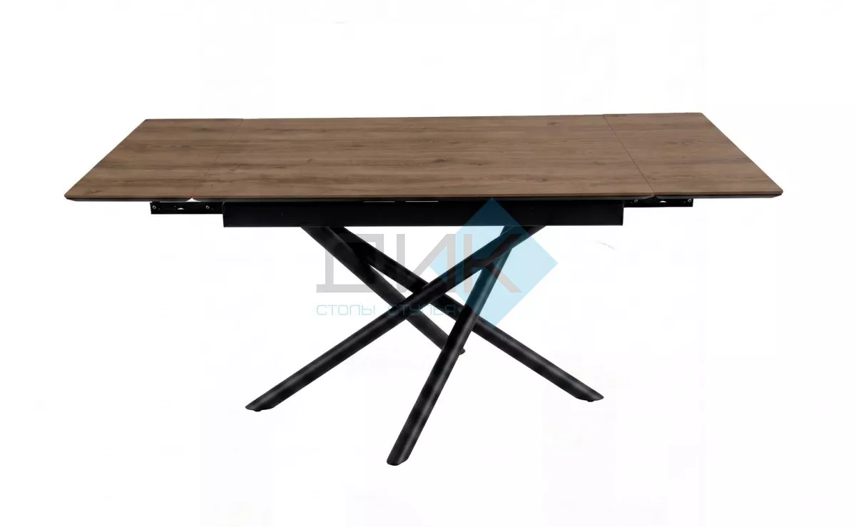 Стол DikLine BX110 Дуб галифакс/опоры черные (2уп.)