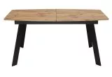Стол DikLine XL160 Дуб галифакс / опоры черные