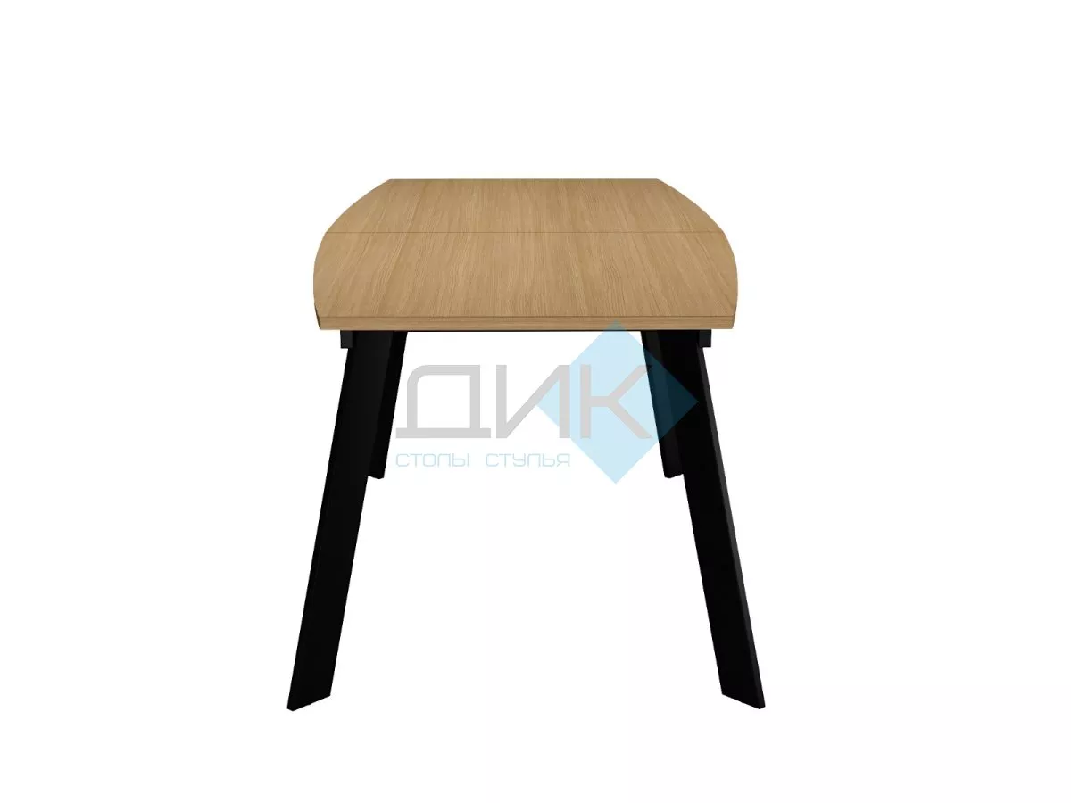 Стол DikLine XL160 Дуб Каселла натуральный / опоры черные