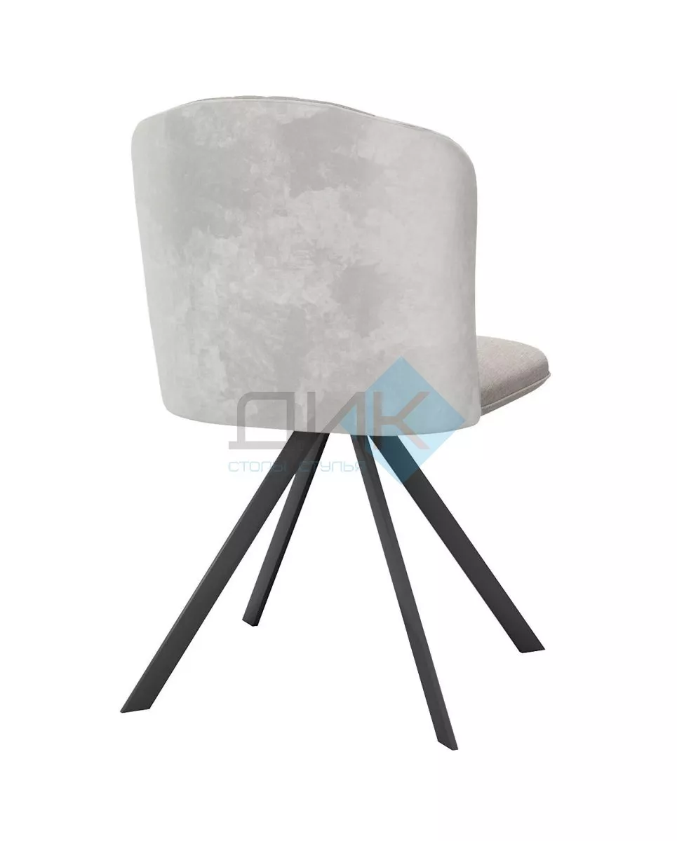 Стул DikLine 299 поворотный NS04 CREAM/C103 крем, ножки черные