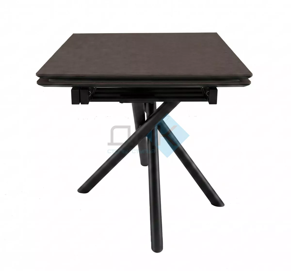 Стол DikLine BX110 Хромикс бронза/опоры черные (2уп.)