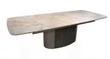 Стол EKZ205 керамика капучино матовая, опоры капучино+дерево (2 уп.)