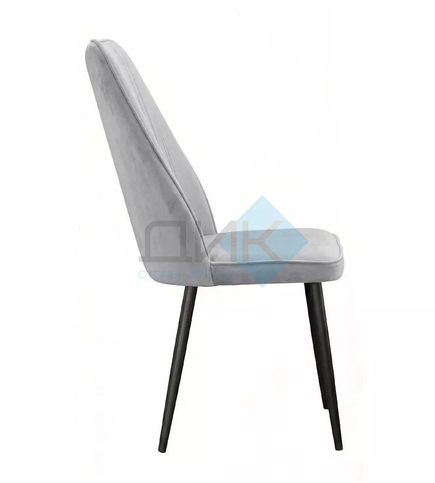 Стул DikLine 327 поворотный B22 GREY, ножки черные