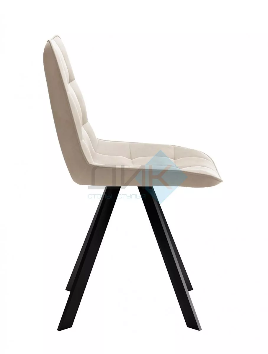 Стул DikLine 229 поворотный, B03 BEIGE, ножки черные