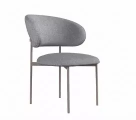 Стул DikLine 201 NS10 GREY, ножки капучино