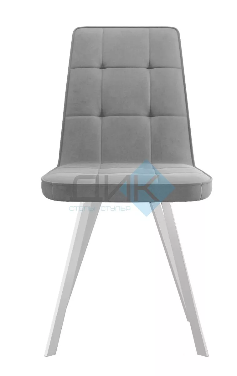 Стул DikLine 207 B22 GREY /ножки белые