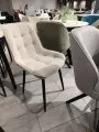 Стул DikLine 206М B03 BEIGE, ножки черные Образец в салоне ТЦ Галерея ремонта
