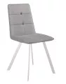 Стул DikLine 280 B22 GREY, ножки белые