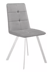 Стул DikLine 280 B22 GREY, ножки белые