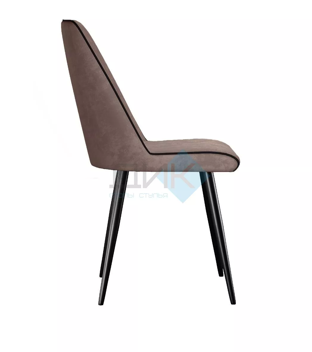 Стул DikLine 324 поворотный B5 LATTE, ножки черные