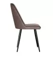 Стул DikLine 324 поворотный B5 LATTE, ножки черные
