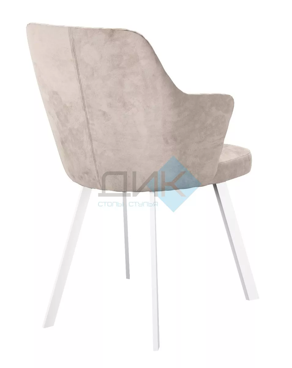 Стул DikLine 345 C103 крем, ножки белые