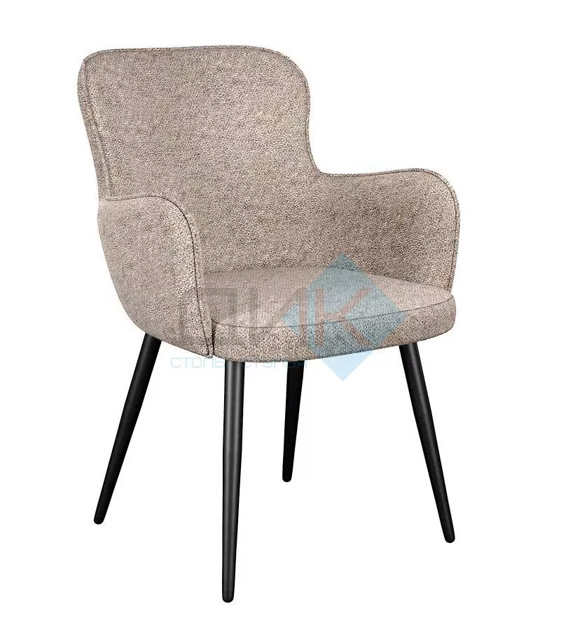 Стул DikLine 503 поворотный NS04 CREAM, ножки черные