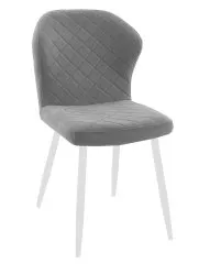Стул DikLine 239М B22 GREY, ножки белые