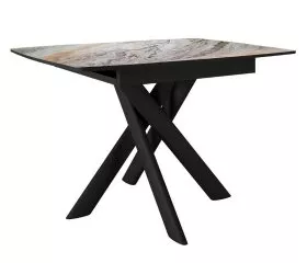 Стол DikLine DKB110, Керамика Venetian Brown Light глянец, опоры черные
