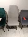Стул DikLine 327 поворотный B22 GREY, ножки черные Образец в салоне ТЦ Галерея ремонта