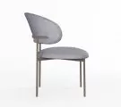 Стул DikLine 201 NS10 GREY, ножки капучино
