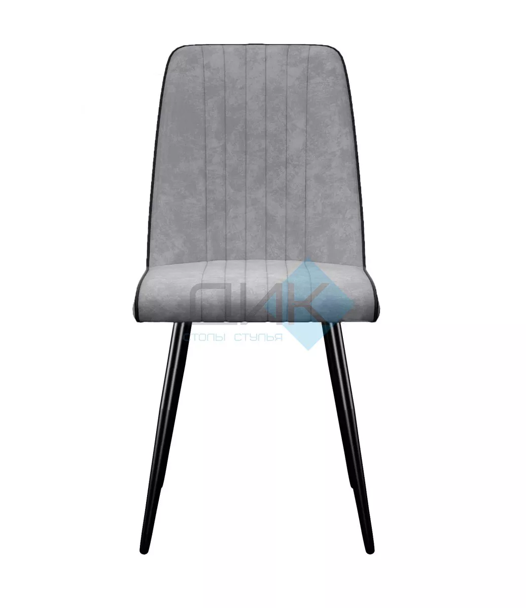 Стул DikLine 324 поворотный B22 GREY, ножки черные