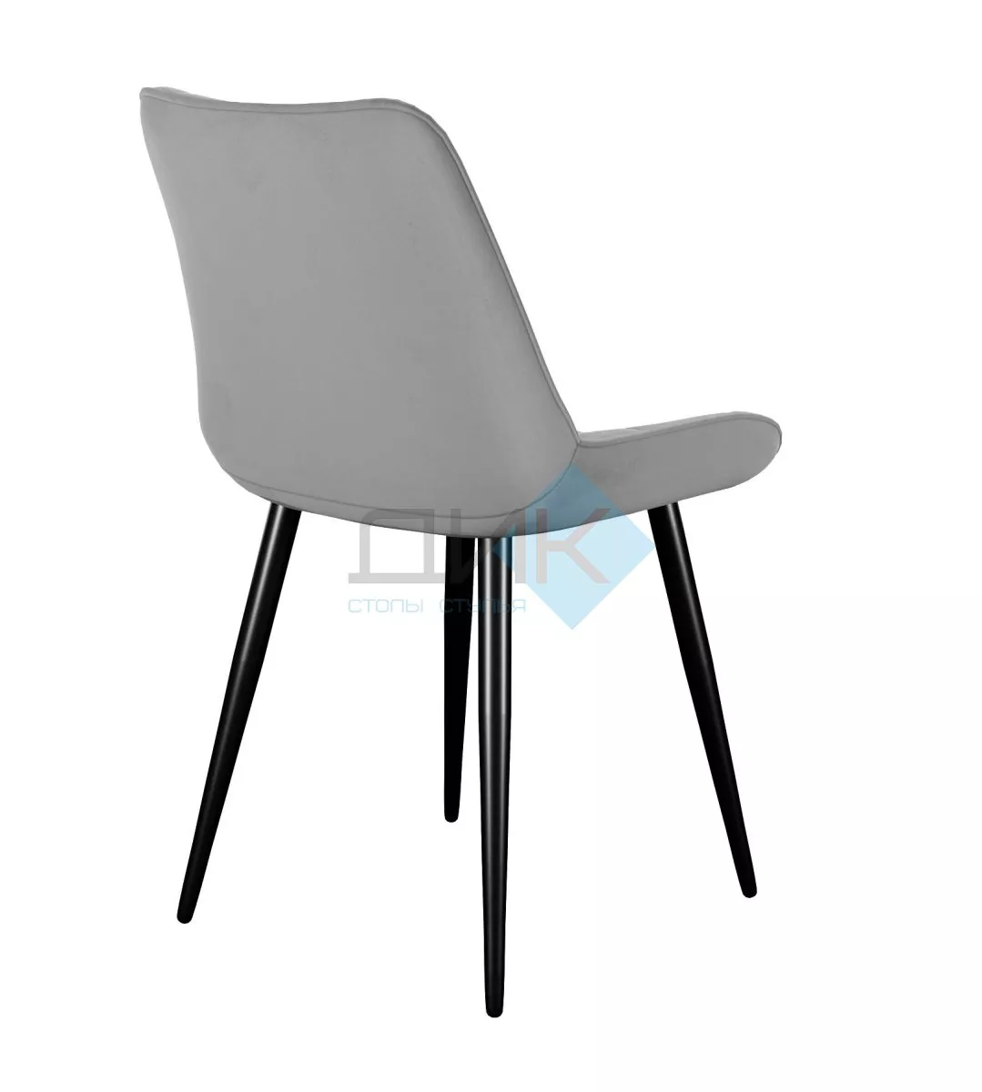 Стул DikLine 226 поворотный B22 GREY, ножки черные