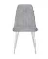 Стул DikLine 326 B22 GREY, ножки белые