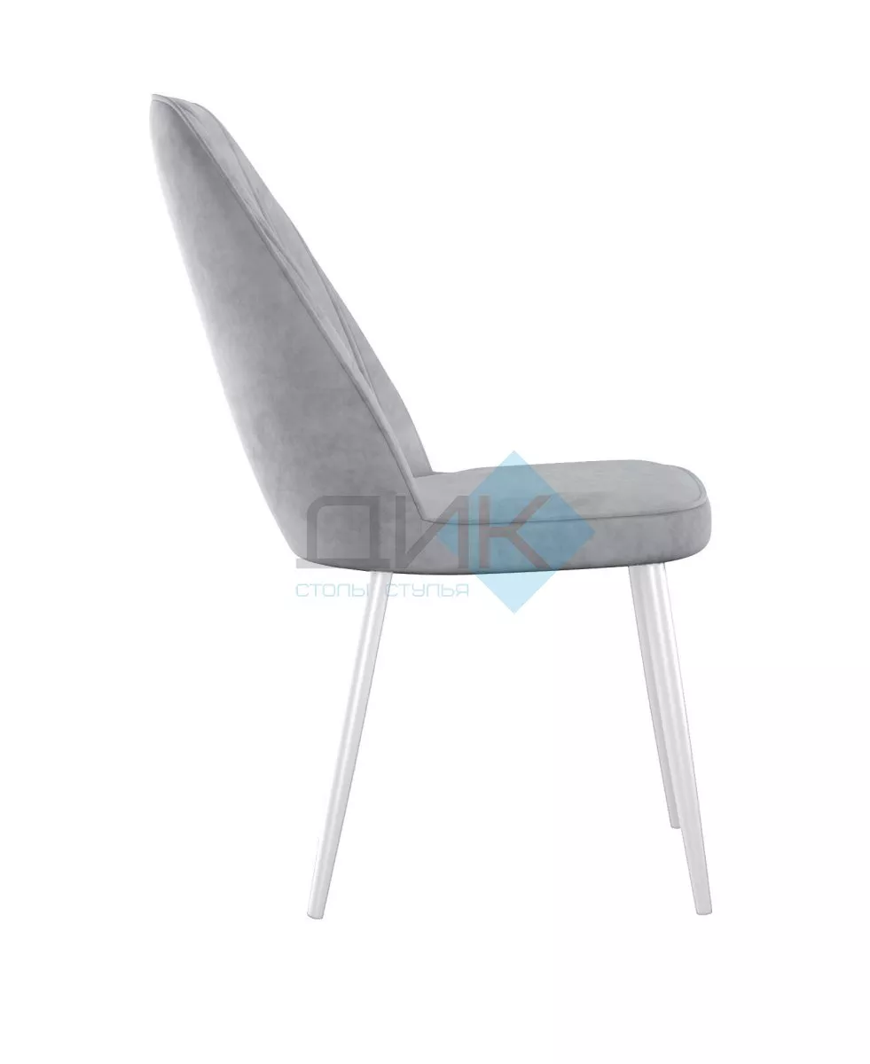 Стул DikLine 326 B22 GREY, ножки белые