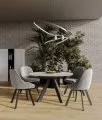 Обеденная зона: Стол DikLine BK100 + стулья Dikline 266 (4шт)