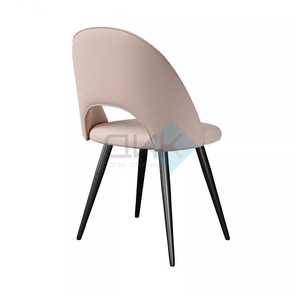 Стул DikLine 383 поворотный B03 BEIGE, ножки черные