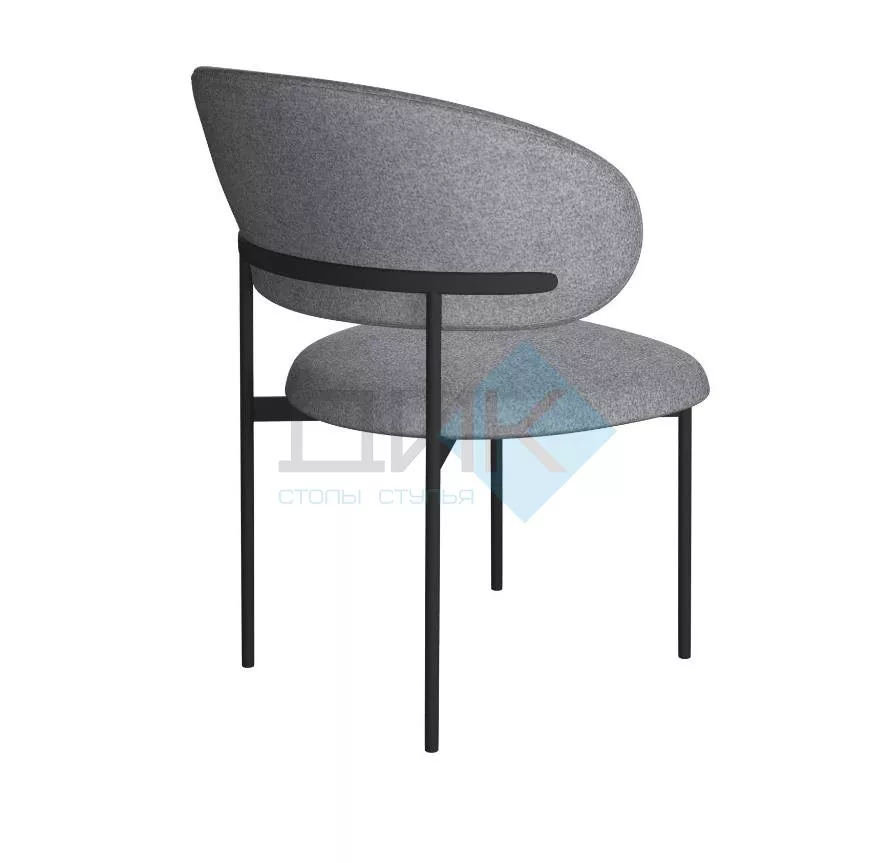 Стул DikLine 201 NS10 GREY, ножки черные