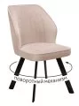 Стул DikLine 232M поворотный B03 BEIGE, ножки черные