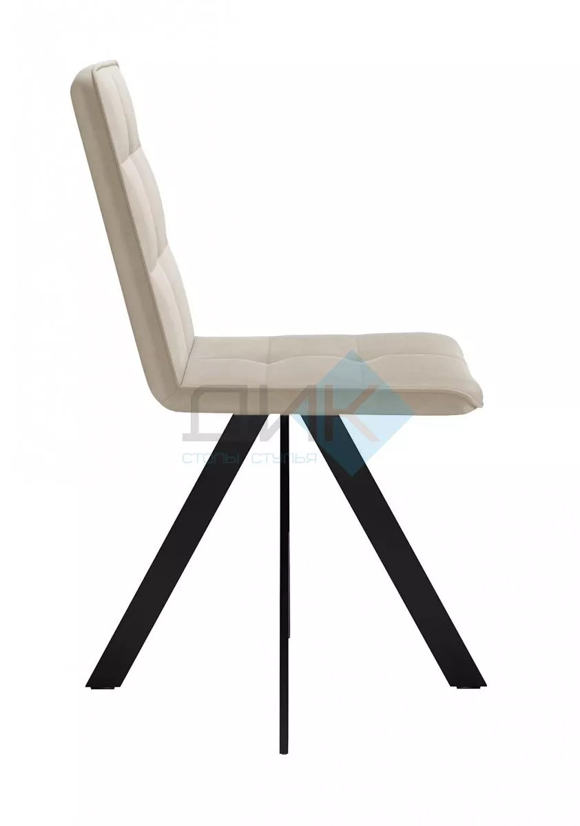 Стул DikLine 230 поворотный B03 BEIGE, ножки черные