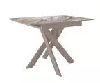 Стол DikLine DKB110, Керамика Venetian Brown Light глянец, опоры капучино