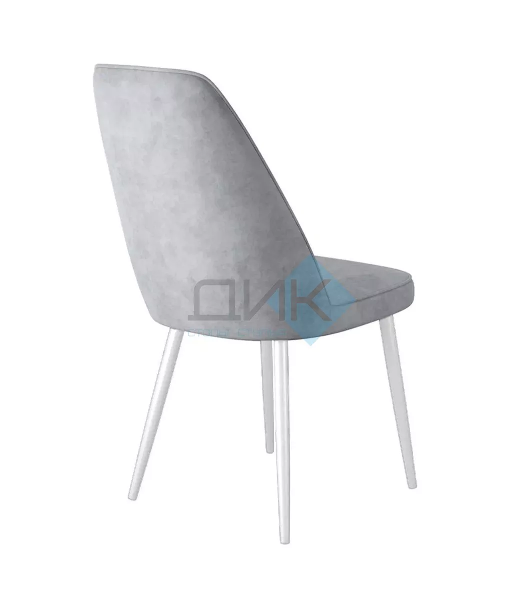 Стул DikLine 326 B22 GREY, ножки белые