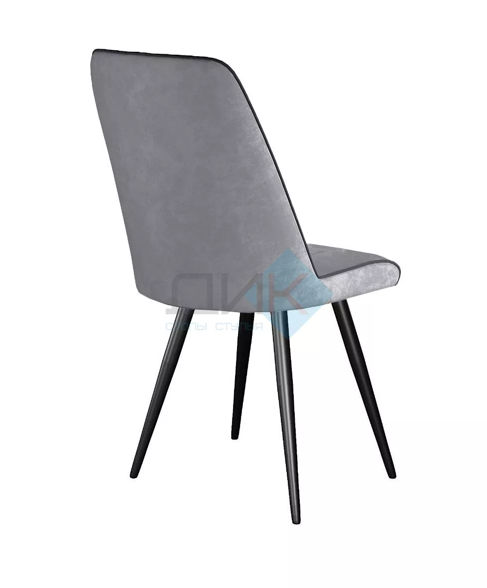 Стул DikLine 324 поворотный B22 GREY, ножки черные