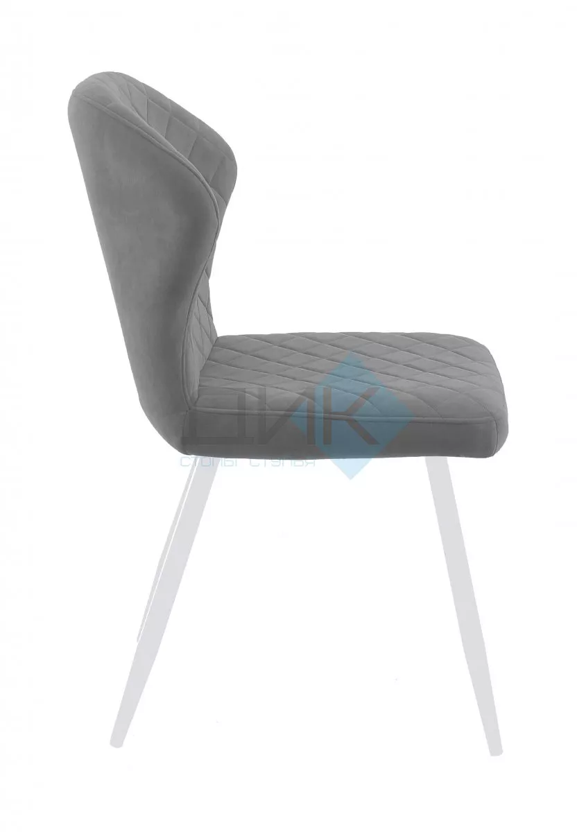 Стул DikLine 239М B22 GREY, ножки белые