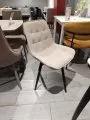 Стул DikLine 226 поворотный B03 BEIGE, ножки черные Образец в салоне ТЦ Галеря ремонта