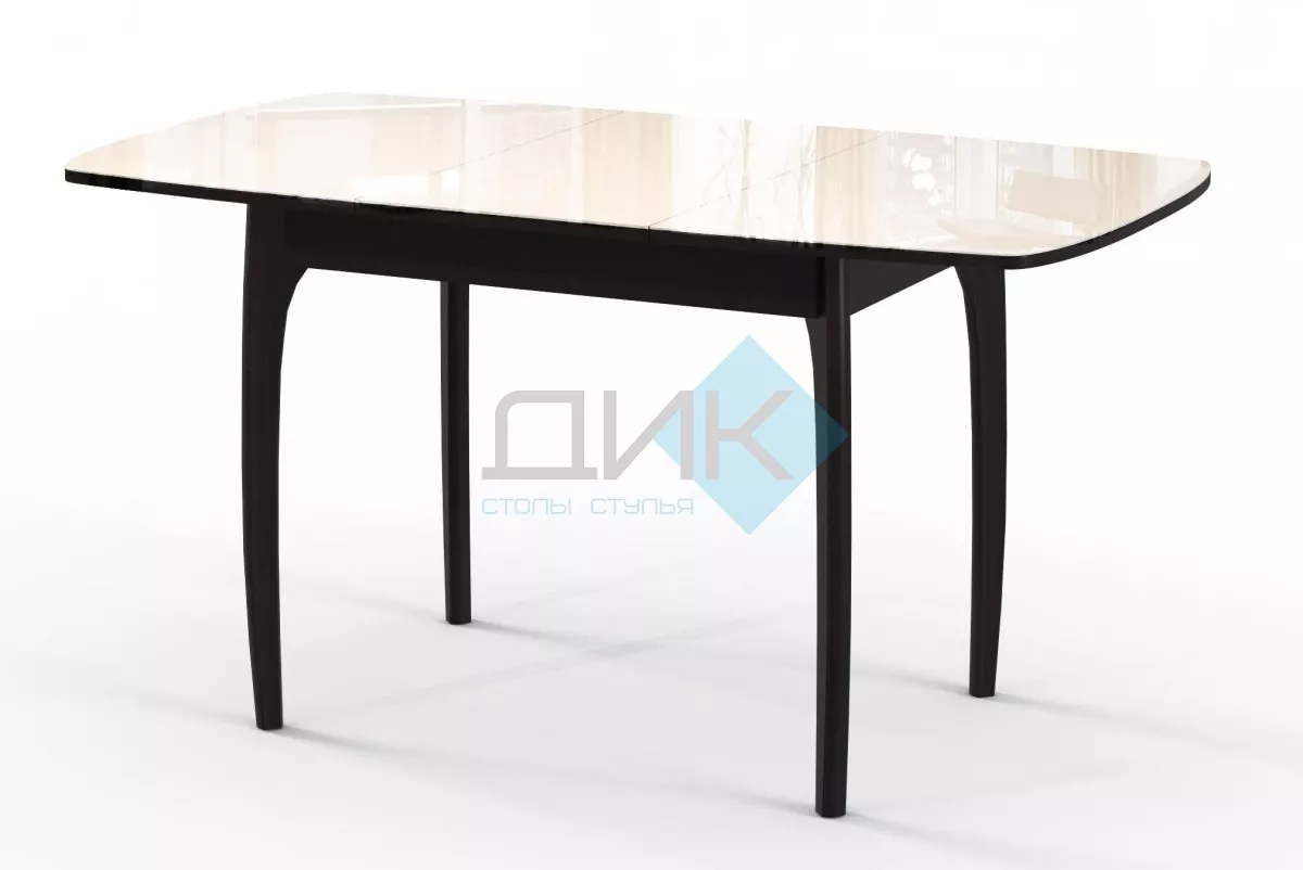 Стол DikLine M15 венге/стекло бежевое optiwhite