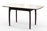 Стол DikLine M15 венге/стекло бежевое optiwhite