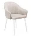 Стул DikLine 440М C103 крем, ножки белые