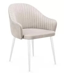 Стул DikLine 440М C103 крем, ножки белые