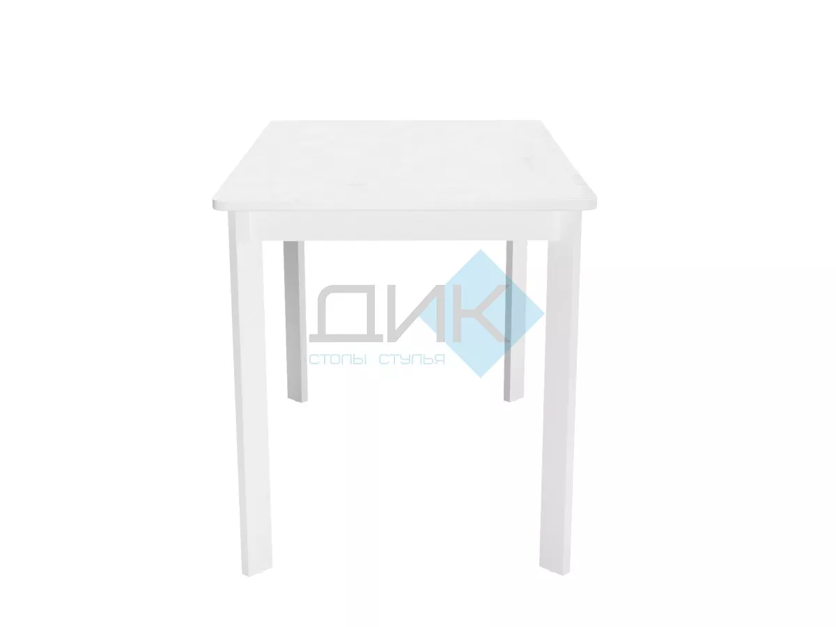 Стол DikLine LK90 Керамика Mono white (белый матовый) /подстолье белое/опоры белые