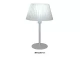 Лампа настольная МТ 8336-1А  (D30 выс50) white paint белая ножка, абажур керамика матовый белый