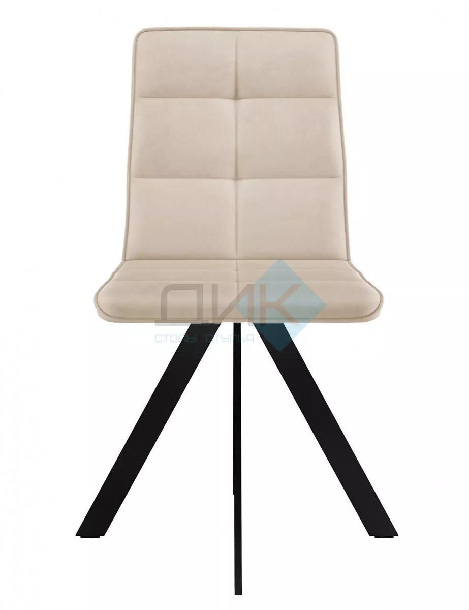 Стул DikLine 230 поворотный B03 BEIGE, ножки черные