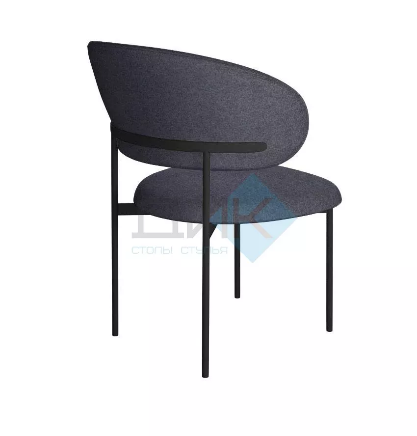 Стул DikLine 201 NS13 GRAPHITE, ножки черные