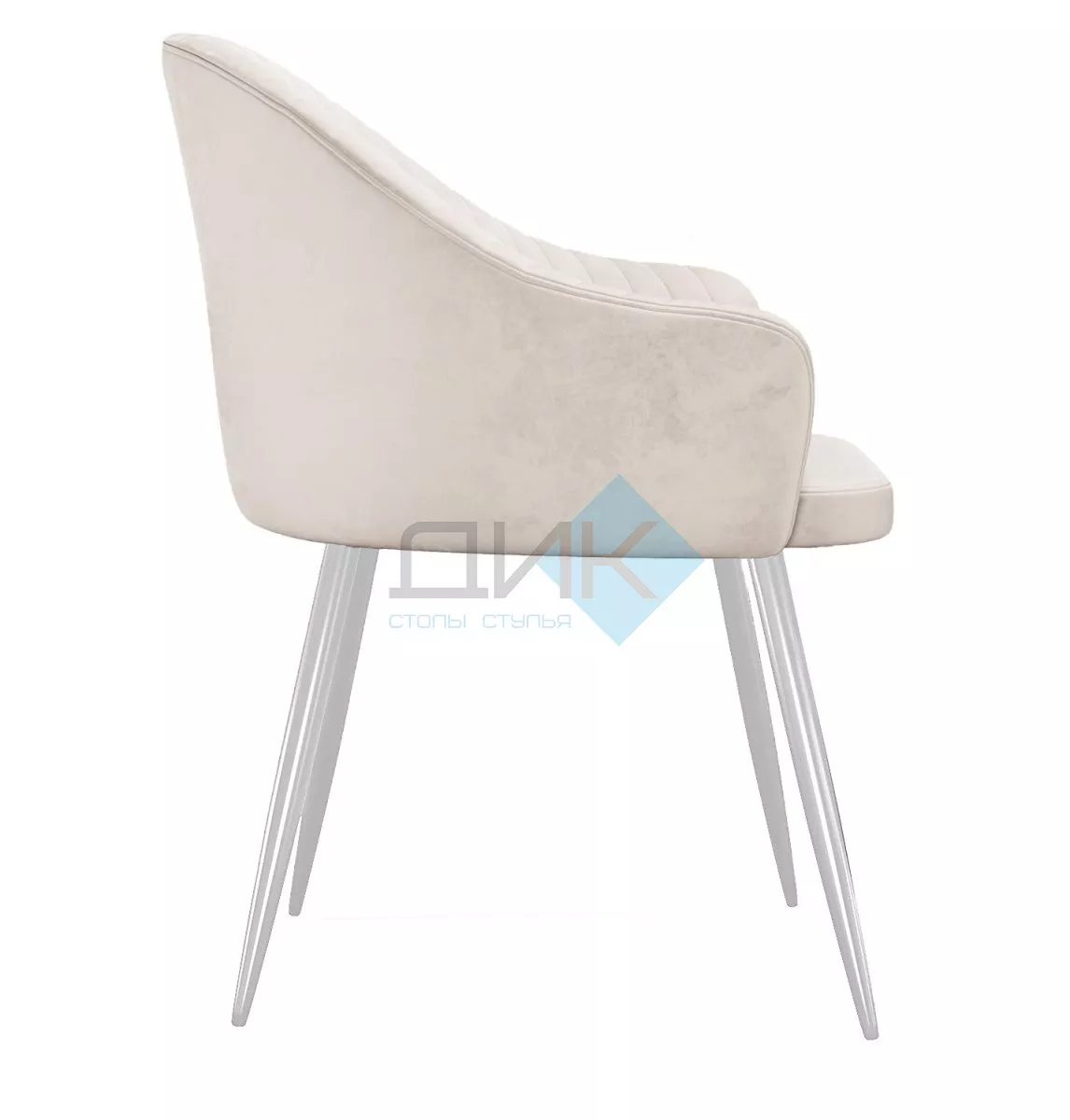 Стул DikLine 440М C103 крем, ножки белые