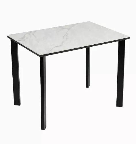 Стол DikLine SKT90 Керамика YB8020125BG ONYX/подстолье черное/опоры черные