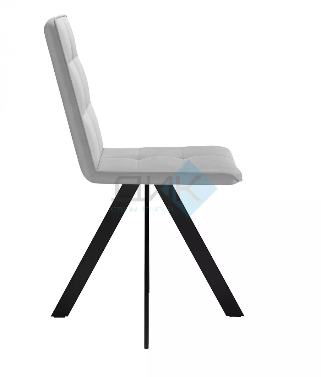 Стул DikLine 230 поворотный B22 GREY, ножки черные