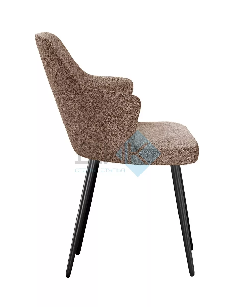 Стул DikLine 235 поворотный, NS05 CAPPUCCINO, ножки черные