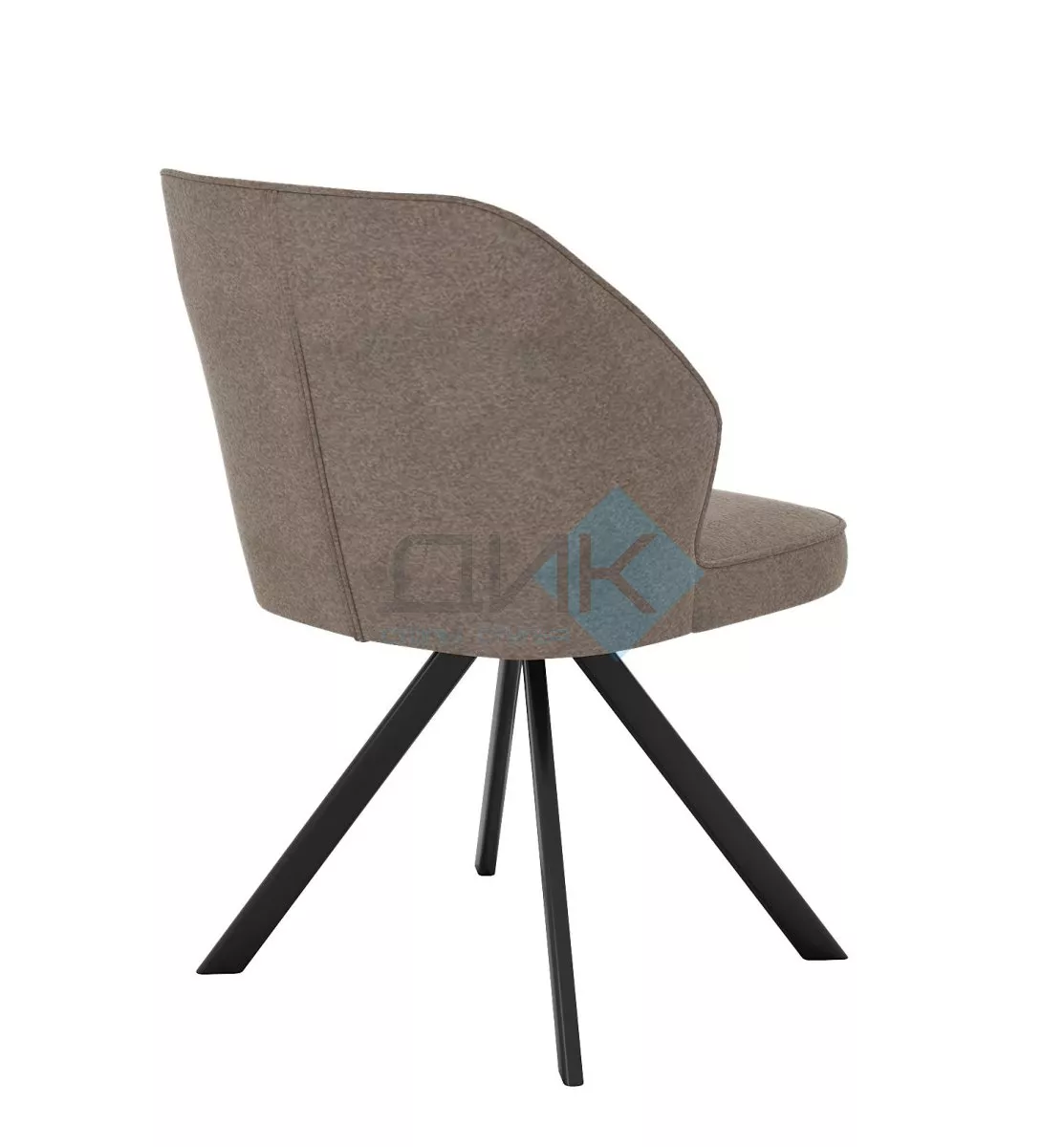 Стул DikLine 233 поворотный NS05 CAPPUCCINO, ножки черные