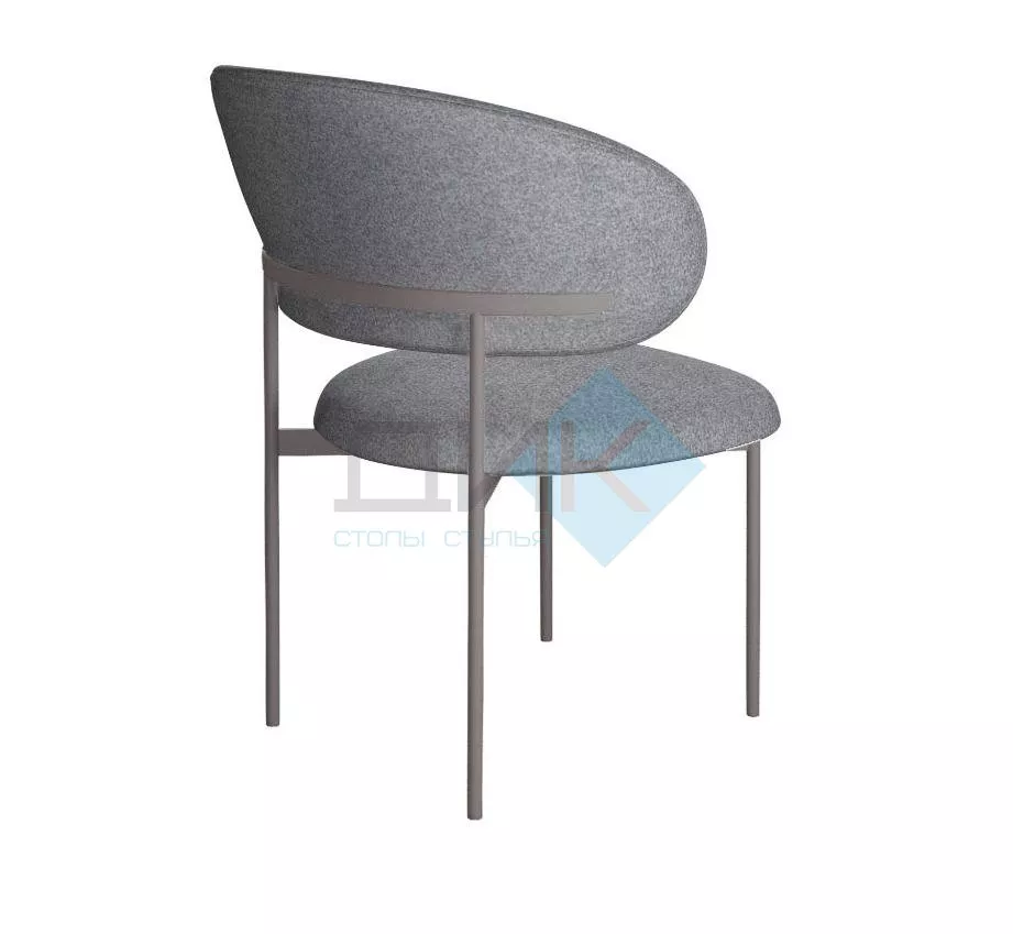 Стул DikLine 201 NS10 GREY, ножки капучино